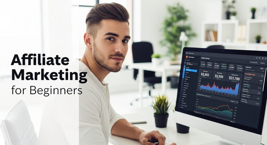 Beginner's guide to starting affiliate marketing in 2026 - earn commissions online from home.