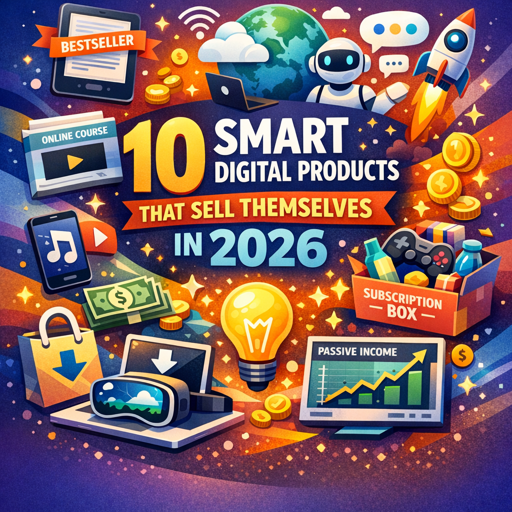 Create and sell digital products in 2026 - passive income guide for beginners.