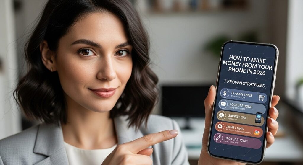 Best online earning ideas for women using mobile phone - 2026 guide for work from home without laptop.