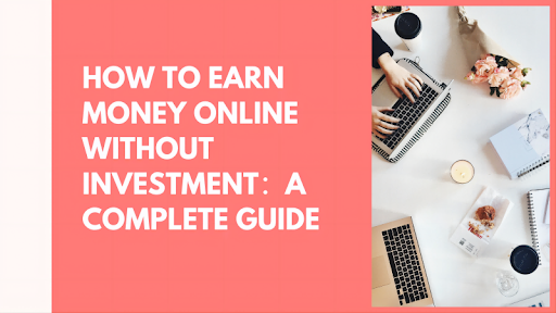 Online earning for students without investment - student working on laptop earning money while studying 2026.